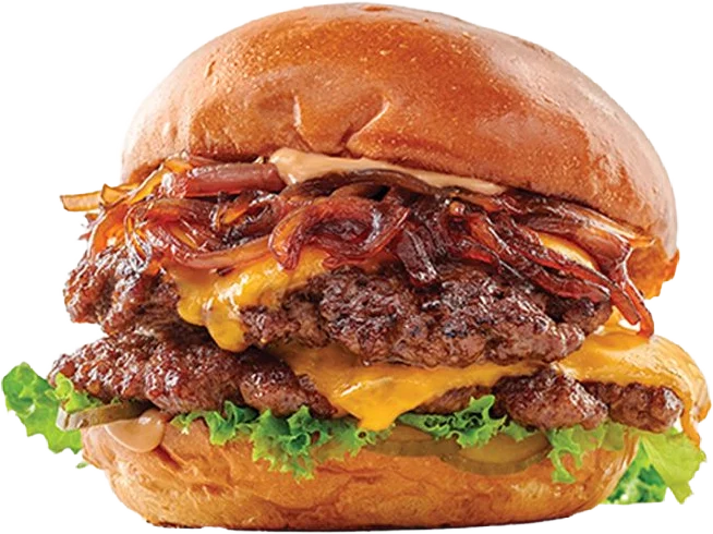 Caramelized BBQ Burger